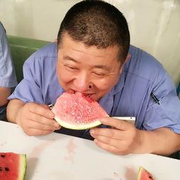 阳光下静静吃瓜,静静吃瓜的惬意生活